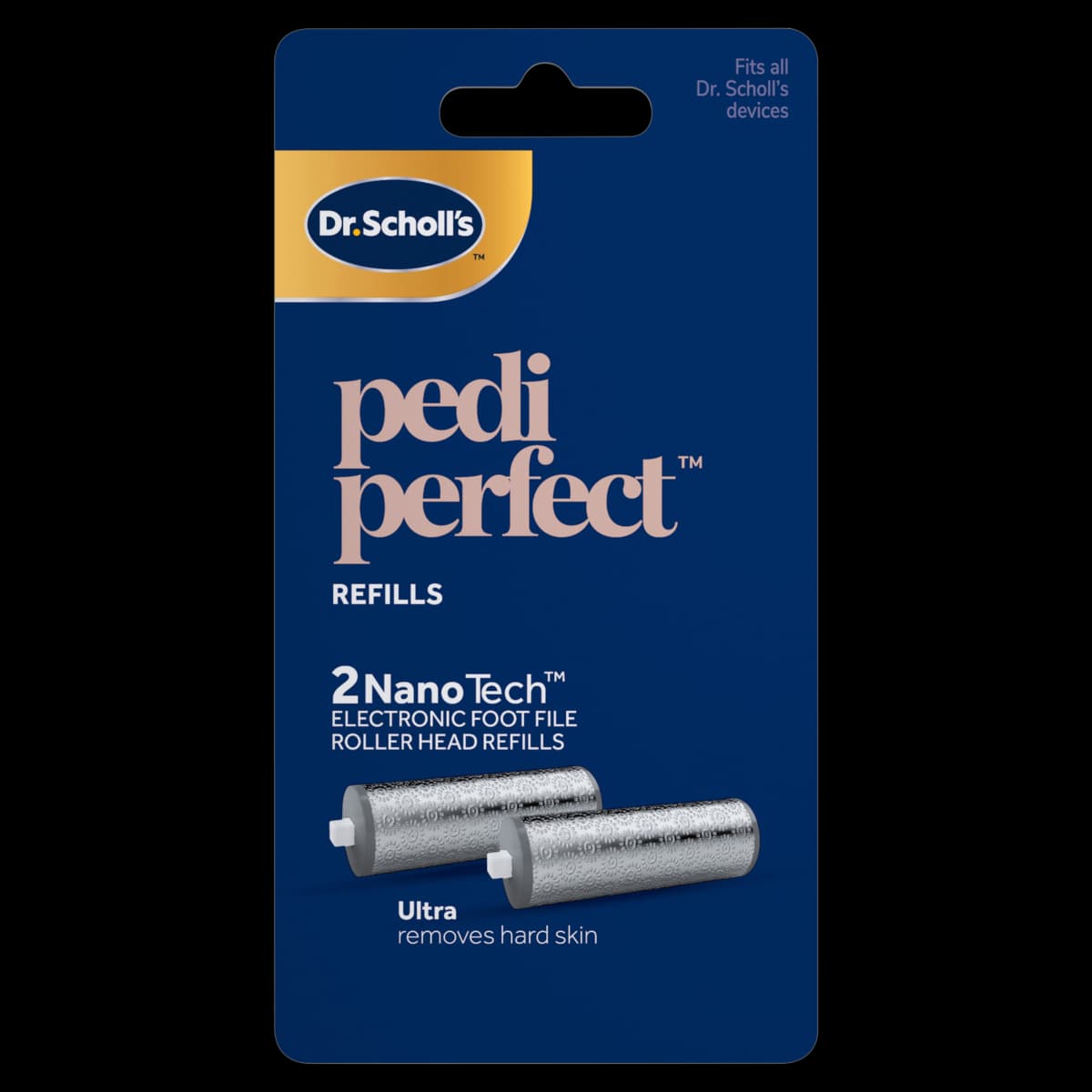 Dr. Scholl's Pedi Perfect NanoTech Głowice obrotowe 2 sztuki
