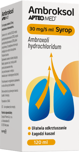 Ambroksol Apteo Med syrop 30mg/5ml 120 ml
