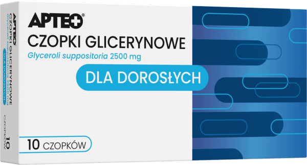 Czopki glicerynowe dla dorosłych APTEO, 2500 mg 10 czopków