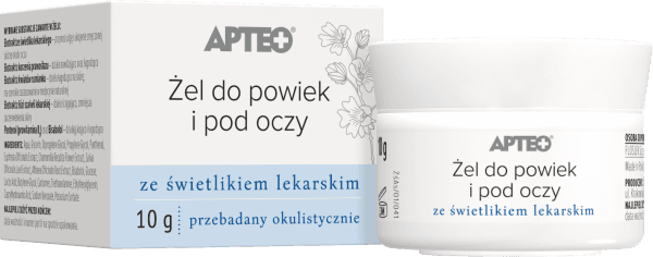 Żel do powiek i pod oczy ze świetlikiem lekarskim APTEO 10g