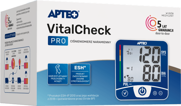 APTEO Ciśnieniomierz naramienny VitalCheck PRO