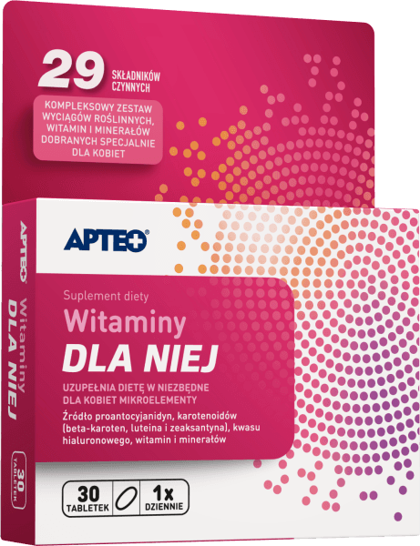 Witaminy dla Niej APTEO 30 tabletek