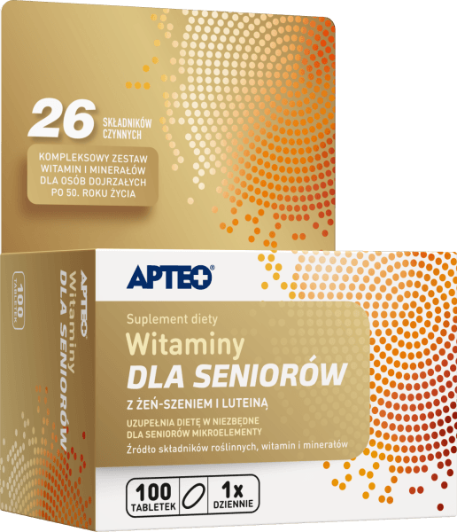 Witaminy dla seniorów APTEO 100 tabletek