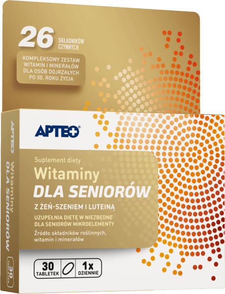Witaminy dla seniorów APTEO 30 tabletek