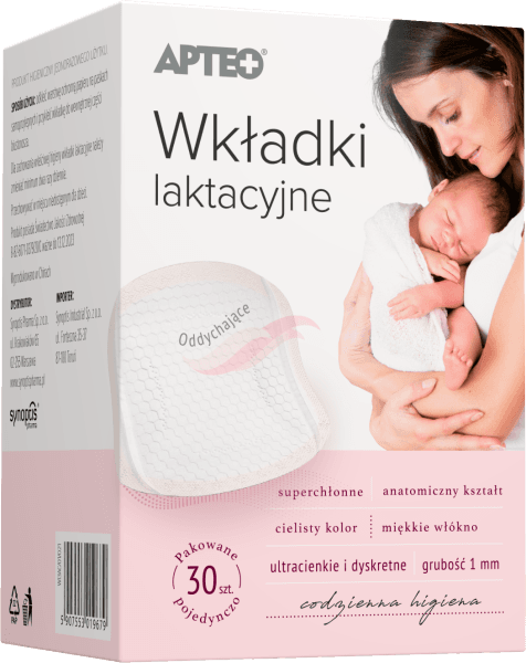 Wkładki laktacyjne APTEO 30 sztuk