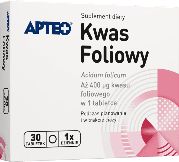 Kwas foliowy APTEO 30 tabletek
