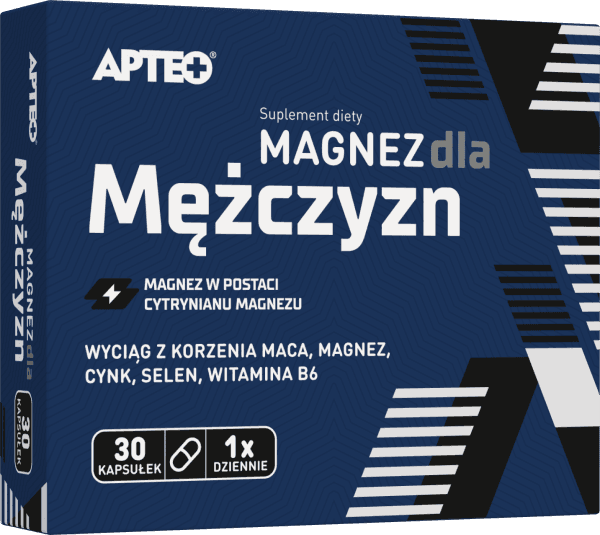 Magnez dla mężczyzn APTEO 30 kapsułek