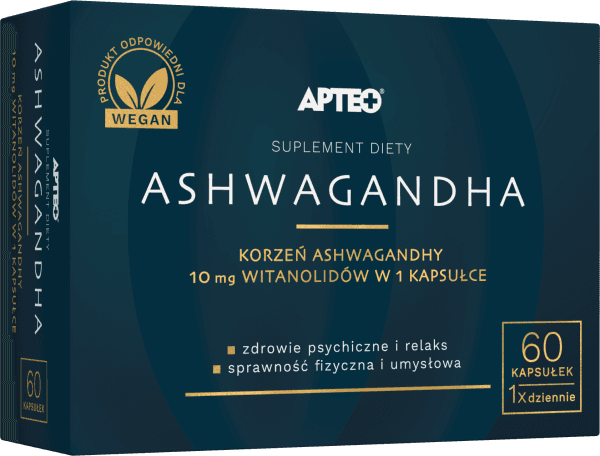 Ashwagandha APTEO 60 kapsułek