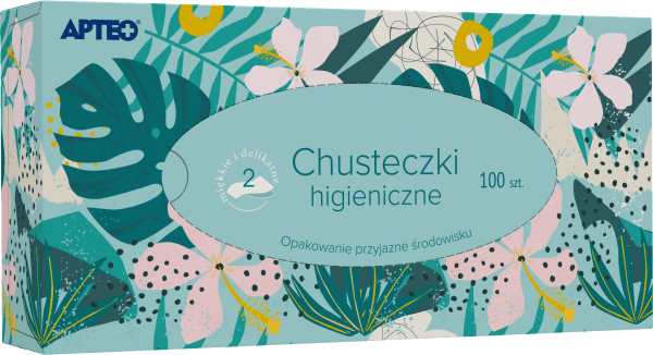Chusteczki higieniczne APTEO 100 sztuk