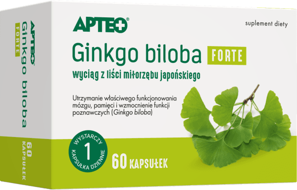 Ginkgo biloba Forte APTEO 60 kapsułek
