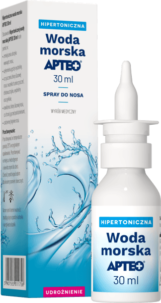 Hipertoniczna woda morska APTEO 30 ml