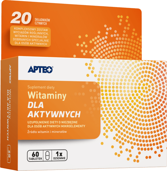 Witaminy dla aktywnych APTEO 60 tabletek