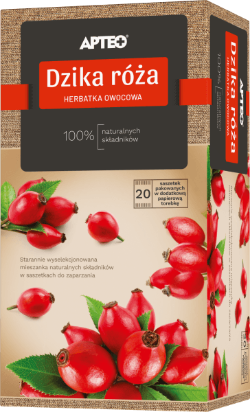 Dzika róża APTEO zioła do zaparzania 20 saszetek