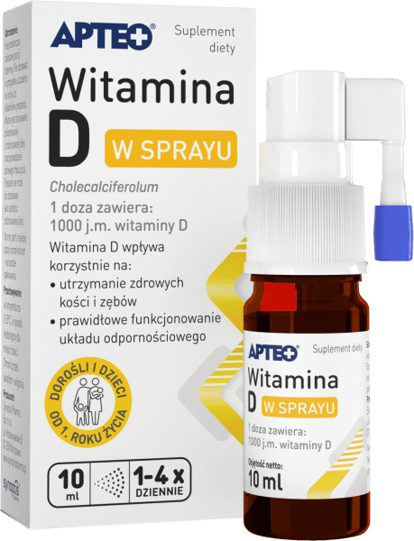 Witamina D w sprayu APTEO 10 ml