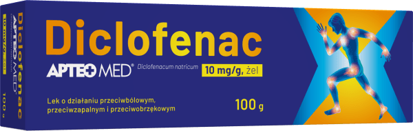 Diclofenac 10mg/g APTEO MED żel 100g