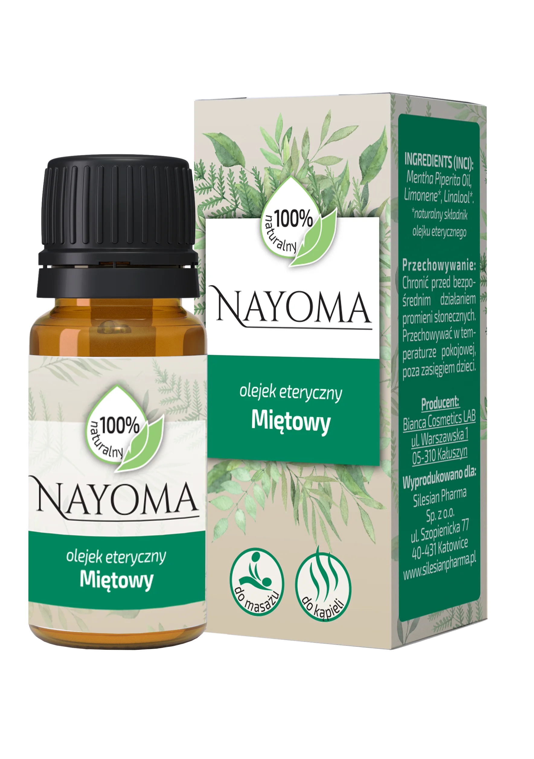 Nayoma olejek eteryczny miętowy 10 ml