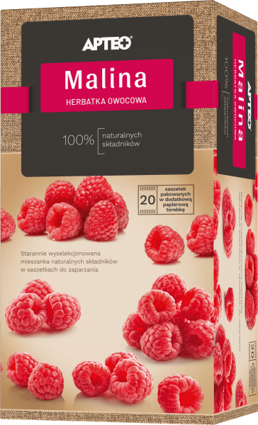Malina APTEO zioła do zaparzania 20 saszetek