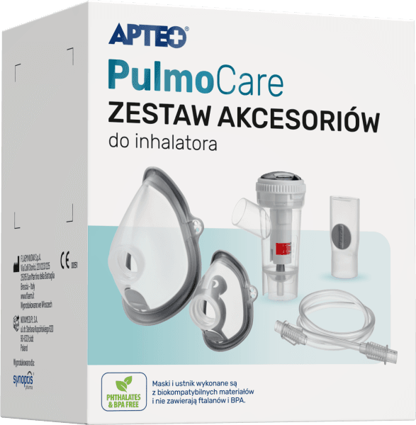 APTEO PulmoCare Zestaw akcesoriów do inhalatora