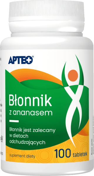 Błonnik z ananasem APTEO 100 tabletek