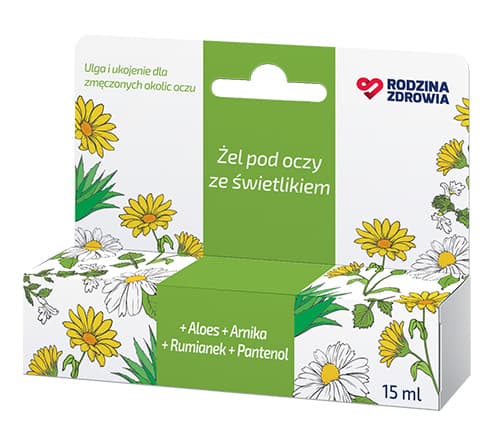 Rodzina Zdrowia Żel pod oczy ze świetlika 15 ml