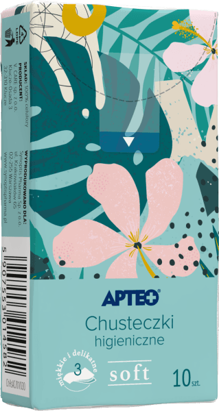 Chusteczki higieniczne Soft APTEO 10 sztuk