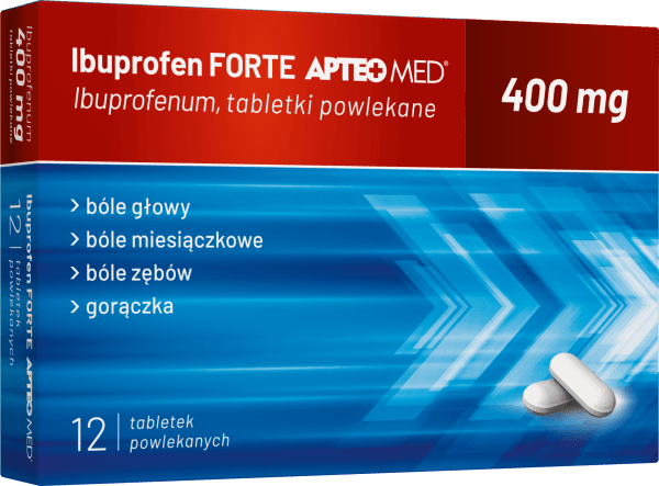Ibuprofen Forte APTEO MED 12 tabletek powlekanych