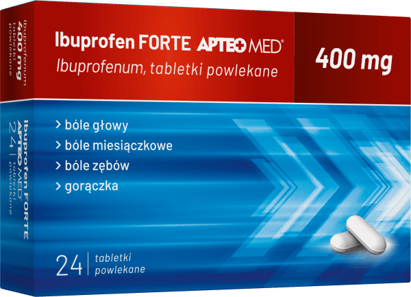 Ibuprofen Forte APTEO MED 24 tabletki powlekane