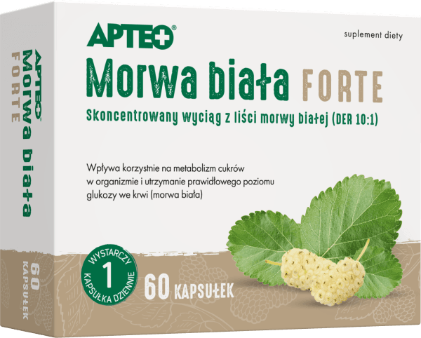 Morwa biała Forte APTEO 60 kapsułek