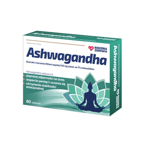 Rodzina Zdrowia Ashwagandha 60 tabletek
