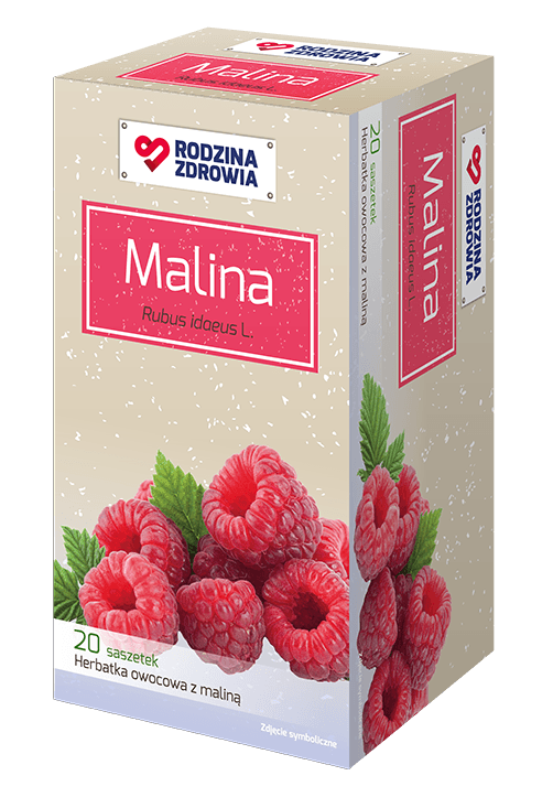 Rodzina Zdrowia Malina zioła do zaparzania 20 saszetek