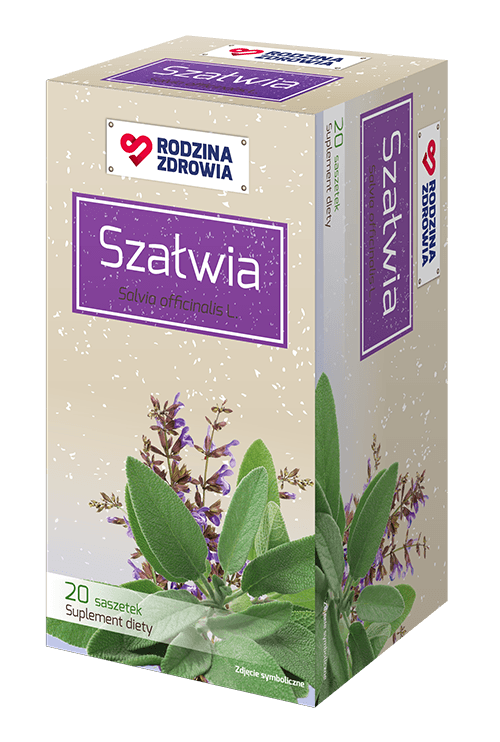 Rodzina Zdrowia Szałwia zioła do zaparzania 20 saszetek