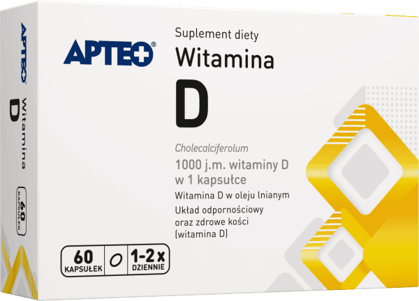Witamina D APTEO 60 kapsułek