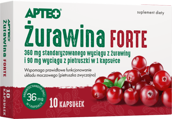 Żurawina Forte APTEO 10 kapsułek
