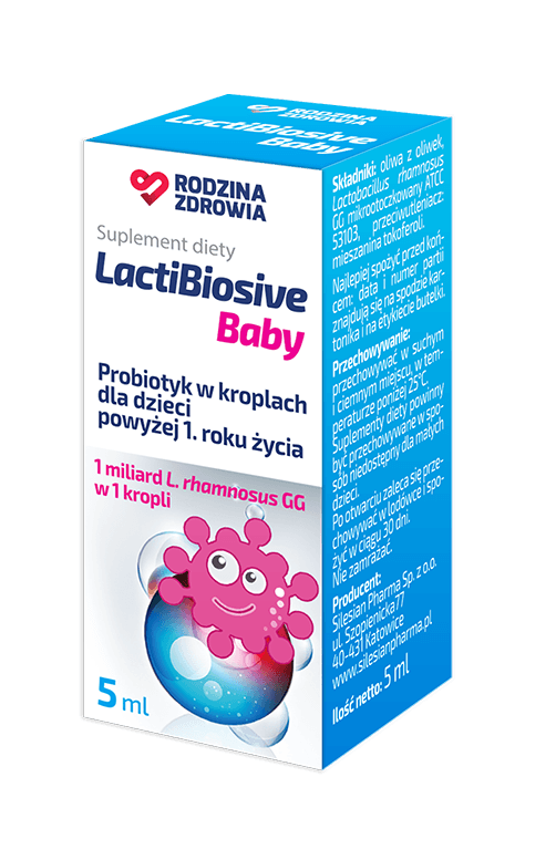 Rodzina Zdrowia Lactibiosive Baby krople doustne 5 ml
