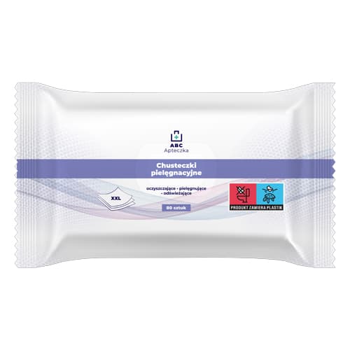 Apteczka ABC Chusteczki pielęgnacyjne XXL 80 szt.