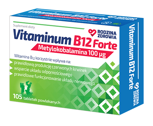 Rodzina Zdrowia Vitaminum B12 Forte 105 tabletek powlekanych