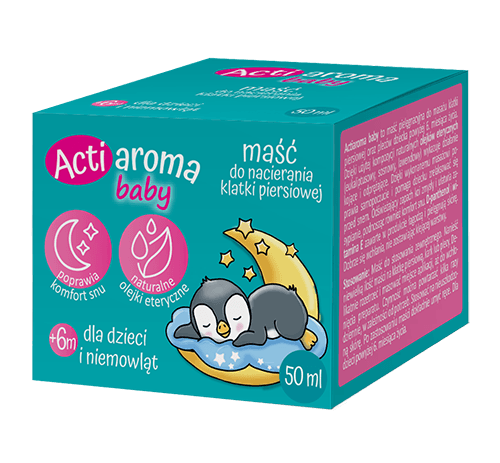 ACTIAROMA BABY Maść do nacierania klatki piersiowej 6m+ 50 ml