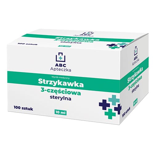 Apteczka ABC Strzykawka 10 ml 3 częściowa sterylna 1 szt.
