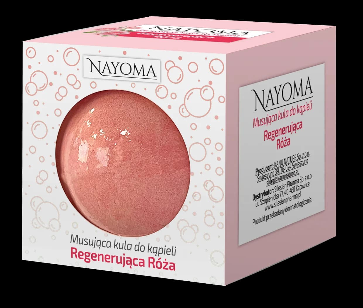 Nayoma kula do kąpieli musująca regenerująca róża 130 g