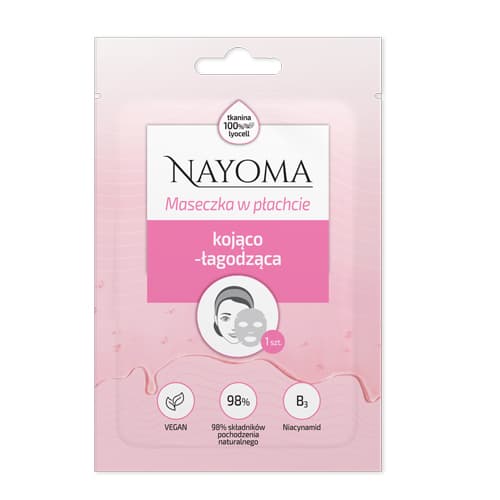Nayoma maseczka kojąco-łagodząca w płachcie 1 sztuka