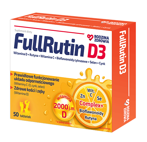 Rodzina Zdrowia Fullrutin D3 50 tabletek