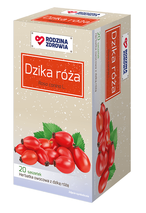 Rodzina Zdrowia Dzika Róża zioła do zaparzania 20 saszetek