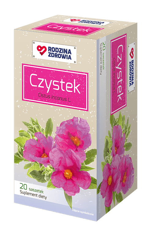 Rodzina Zdrowia Czystek zioła do zaparzania 20 saszetek