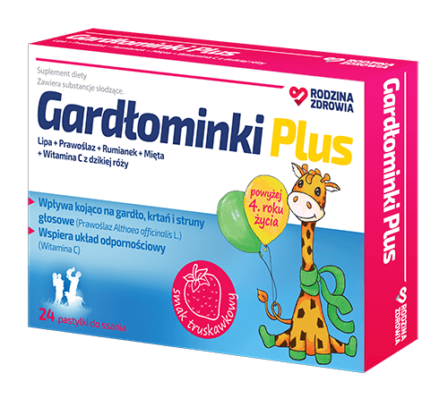 Rodzina Zdrowia Gardłominki Plus pastylki do ssania 24 szt.