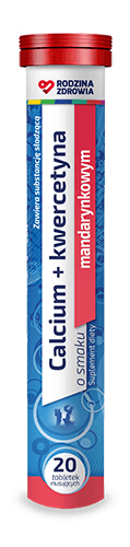 Rodzina Zdrowia Calcium + Kwercetyna 20 tabletek musujących