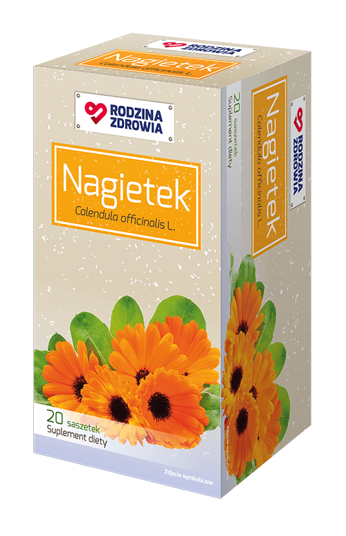 Rodzina Zdrowia Nagietek zioła do zaparzania 20 saszetek
