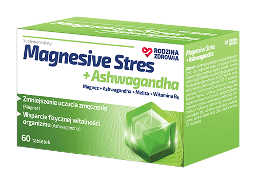 Rodzina Zdrowia Magnesive Stres + Ashwagandha 60 tabletek