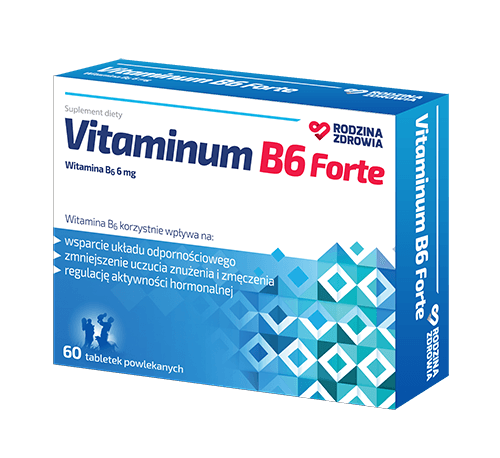 Rodzina Zdrowia Vitaminum B6 Forte 60 tabletek powlekanych