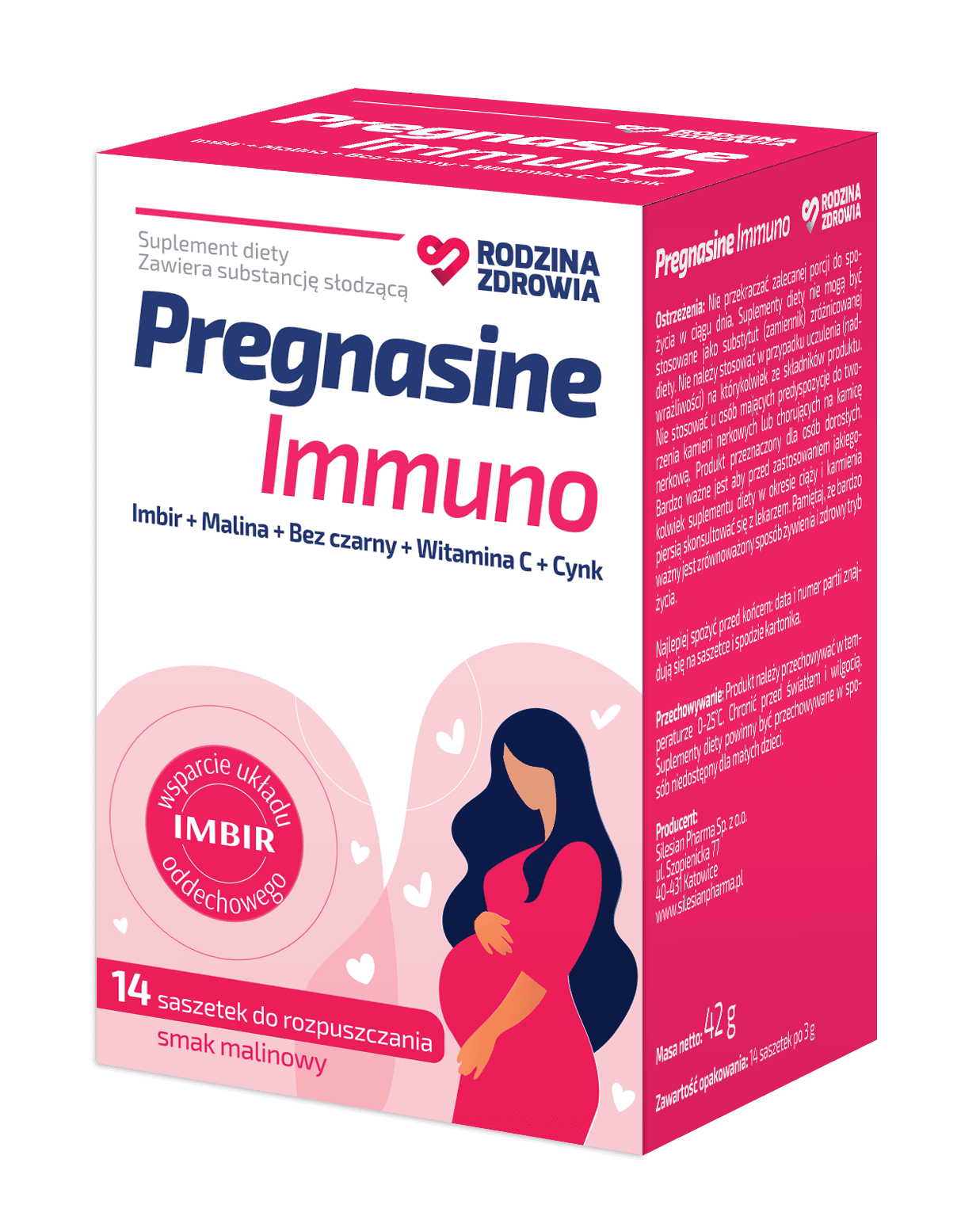 Rodzina Zdrowia Pregnasine Immuno 14 saszetek