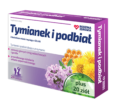 Rodzina Zdrowia Tymianek i Podbiał 24 pastylki
